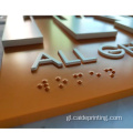 304 SS Color Tactil Braille Plate